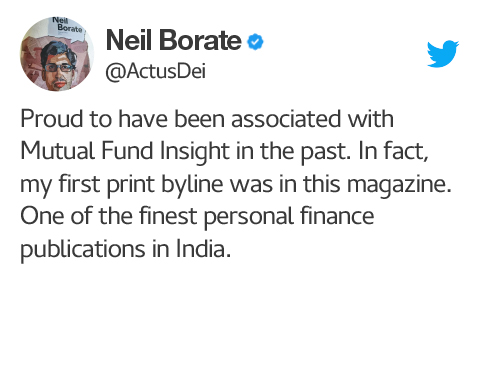 Neil Borate twitter post about value research